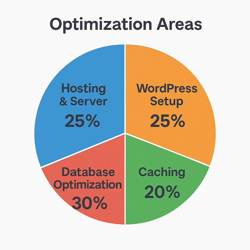 Optimization Areas for WooCommerce: server, caching, DB, assets